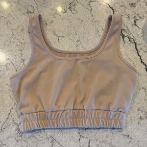 SHEIN women’s Tan Cropped Tank Top S